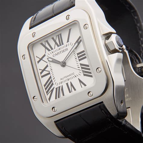 cartier watches santos 100 large|cartier santos 100 chrono.